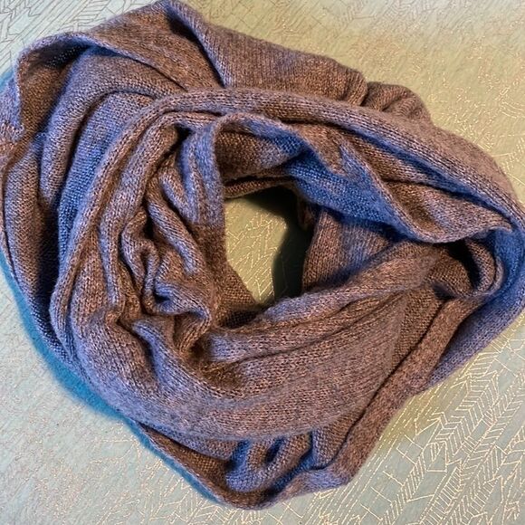 H&M knit Circle Scarf grey/gray 20x30 - Picture 6 of 6